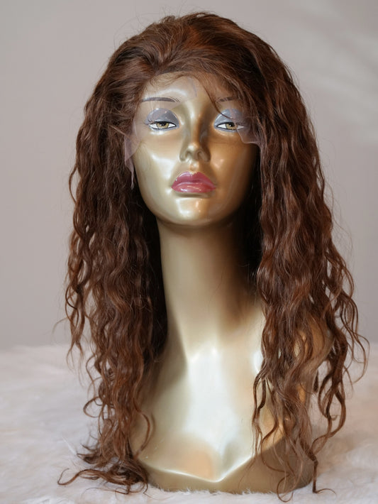 Brown Loose Curl Wig