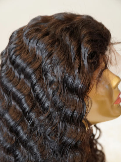 13x4 Frontal Deep Wave Wig