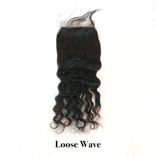 Raw Loose Wave Closure
